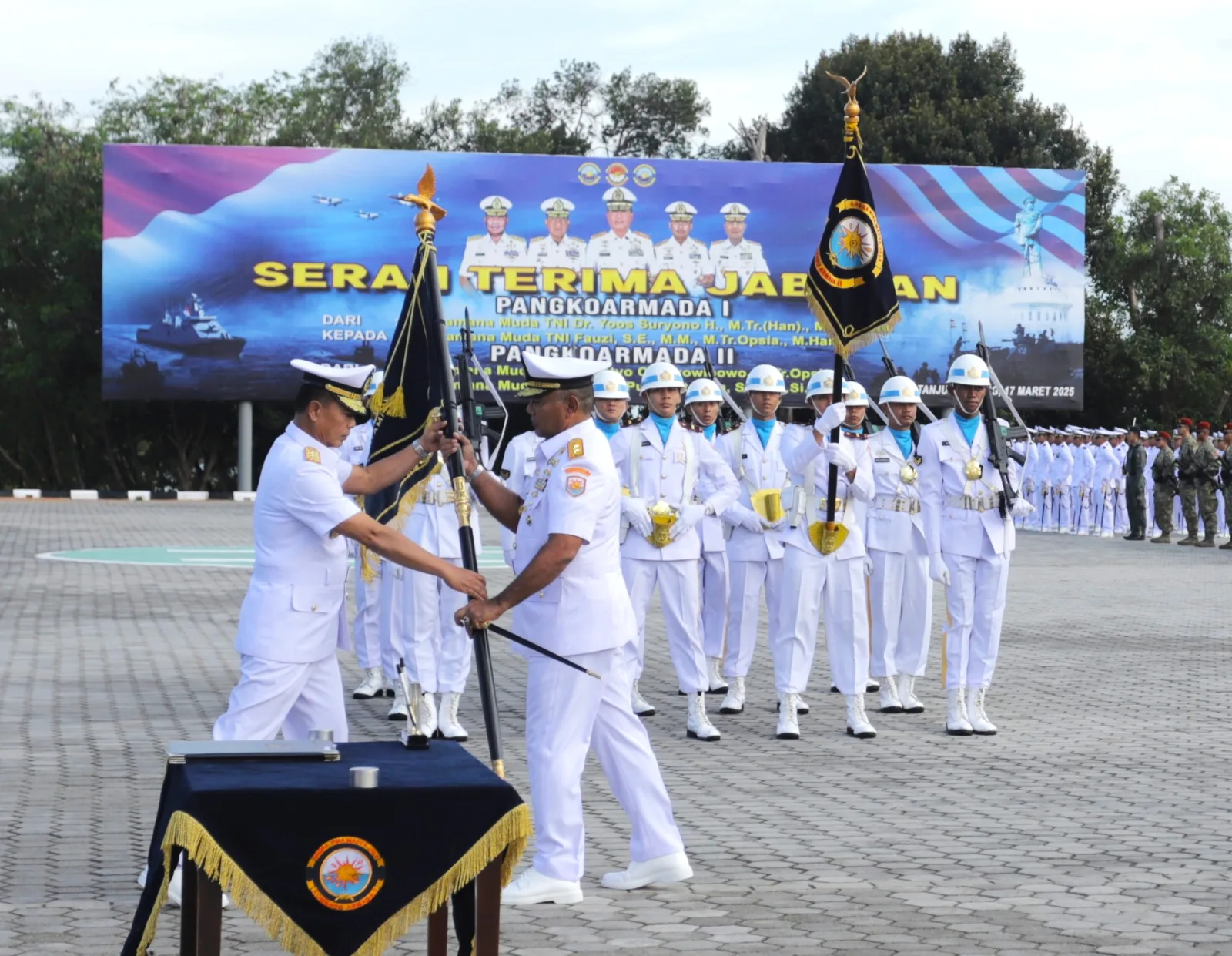 Pangkoarmada RI Pimpin Sertijab Pangkoarmada I dan Pangkoarmada II