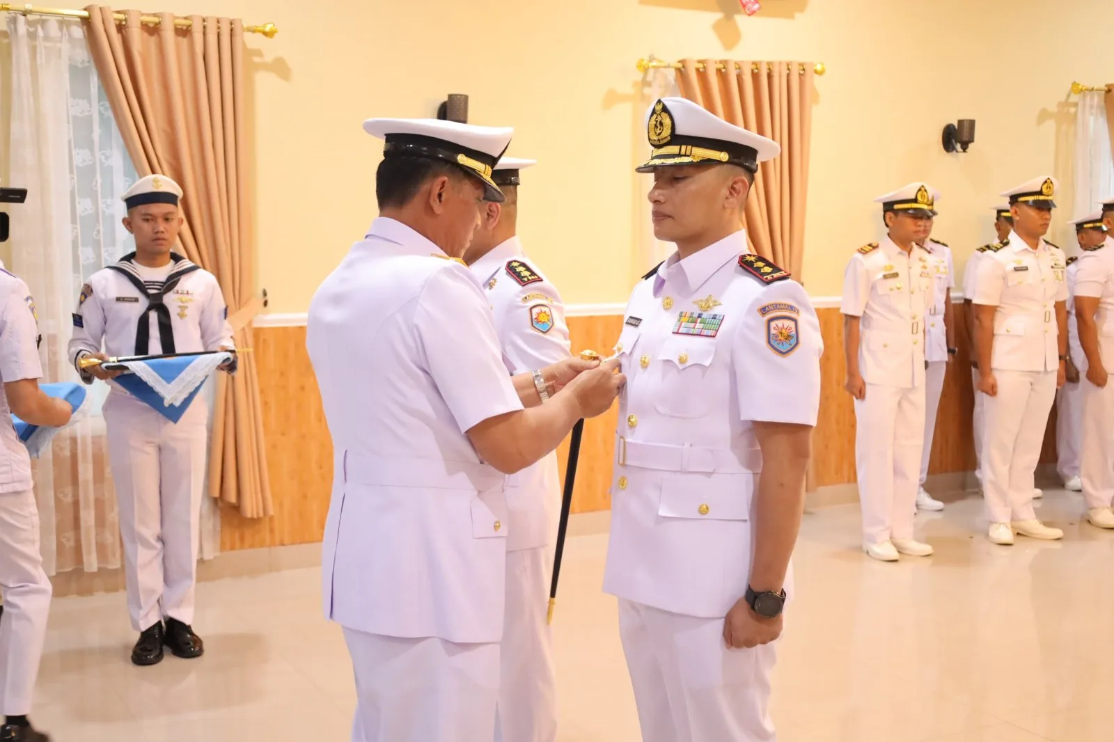 Danlantamal IV Pimpin Serah Terima Jabatan Komandan Lanal Tanjung Balai Karimun