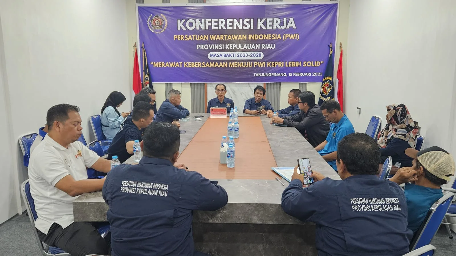 Konferensi Kerja PWI Kepri Dihadiri Pengurus PWI se-Kabupaten/Kota
